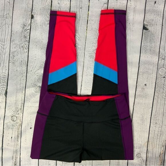 VICTORIA’S SECRET SPORT Color block leggings - Picture 1 of 4